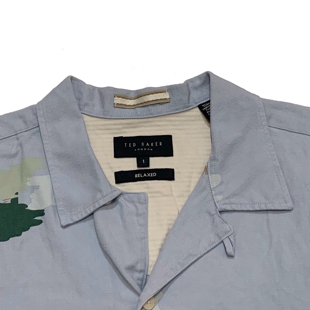 Men's Ted Baker London Casual Button-Up Shirt - Size 1 or XS - 100% Cotton